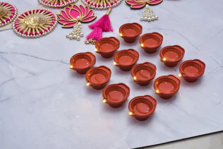 Eco Friendly Magic Diyas (Pack of 12) 🍀🪔